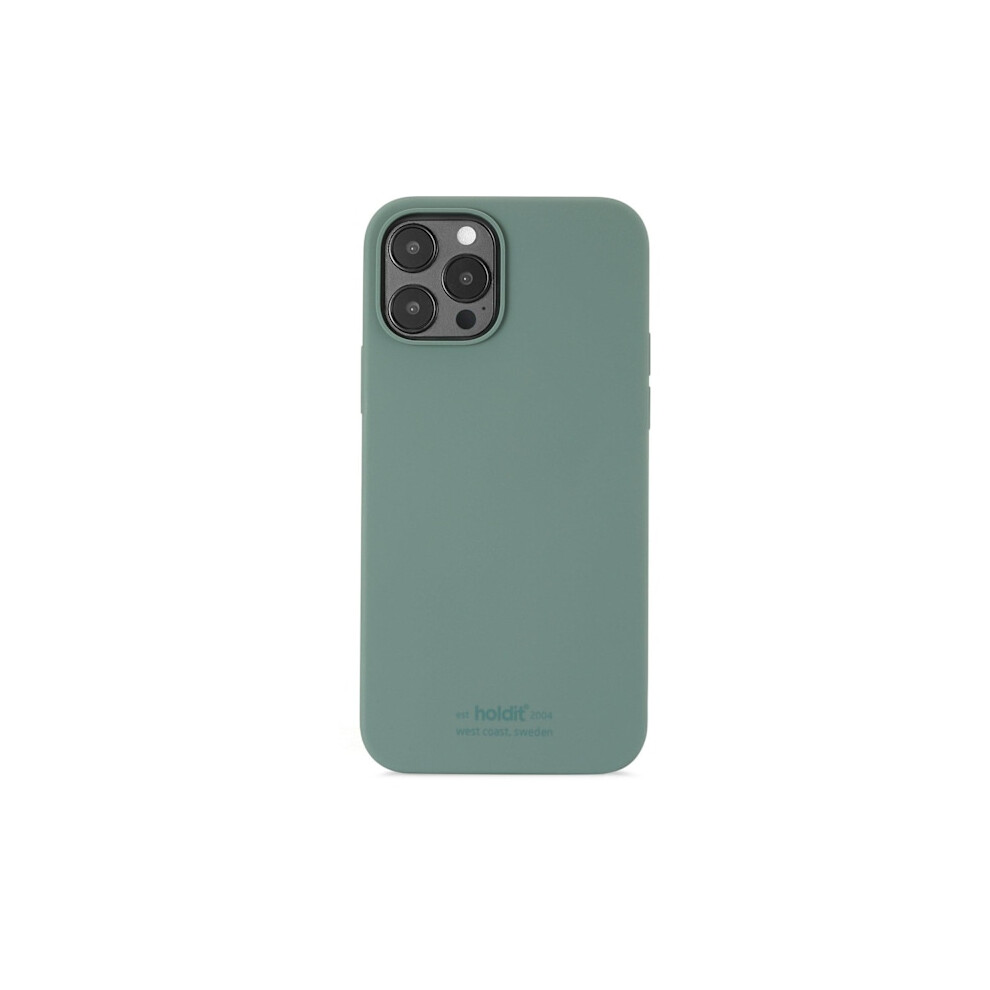 Compatible With Iphone 12/12 Pro - Held Mobile Cover Silicone - Moss Moss Green 9164030900738
