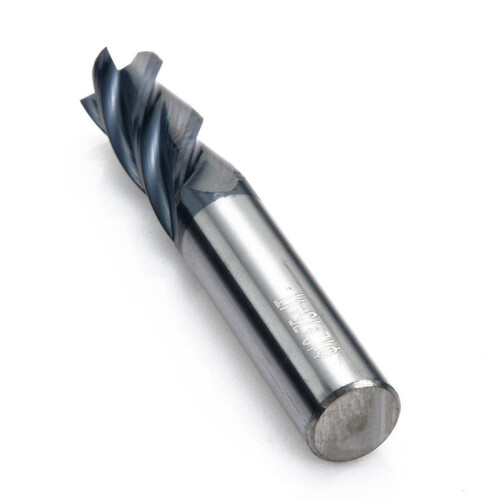 Μύλος άκρων καρβιδίου βολφραμίου 12MM4Flute HRC50 75MM μήκος επίπεδης βάσης12MM στέλεχος 1