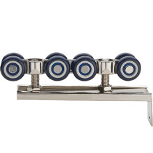 Polea para puertas correderas, riel colgante para puertas correderas, rueda de 8 ruedas para puertas correderas
