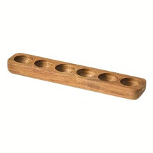 Tahtuvzn Home Decor Ausverkauf! Eieraufbewahrungsbox aus Massivholz, Eierablage aus Akazienholz, Eierregal, Geschenkidee