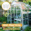 Κλιπ θερμοκηπίου 50 τεμάχια σφιγκτήρες γυαλιού Επισκευή στηριγμάτων καλωδίων για 5