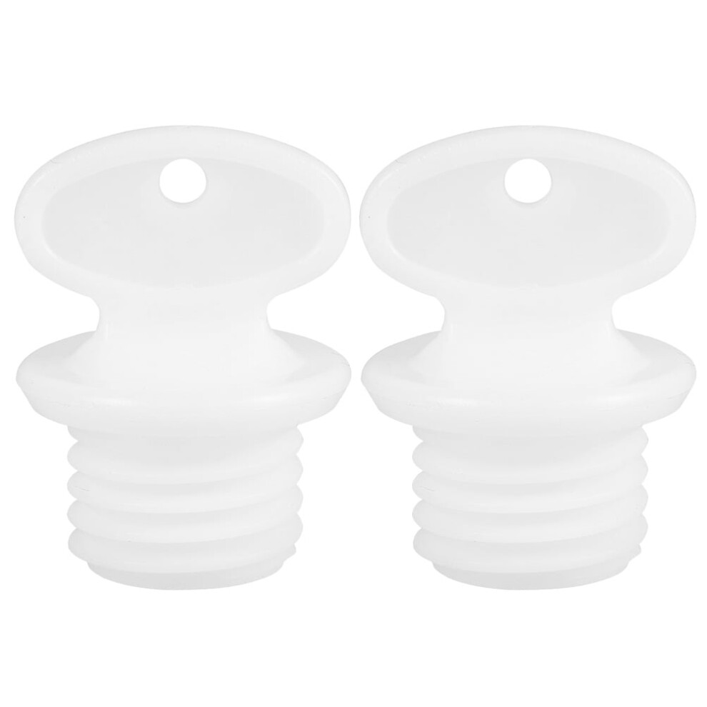 LIYUNMIAO 2pcs Hot Water Bags Stopper Small Plastic Plug Portable Hot Water Bottle Seal Stopper Hot Water Sack Plug