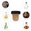 Glass Corks for Creative Bottle Sealing Decor 2