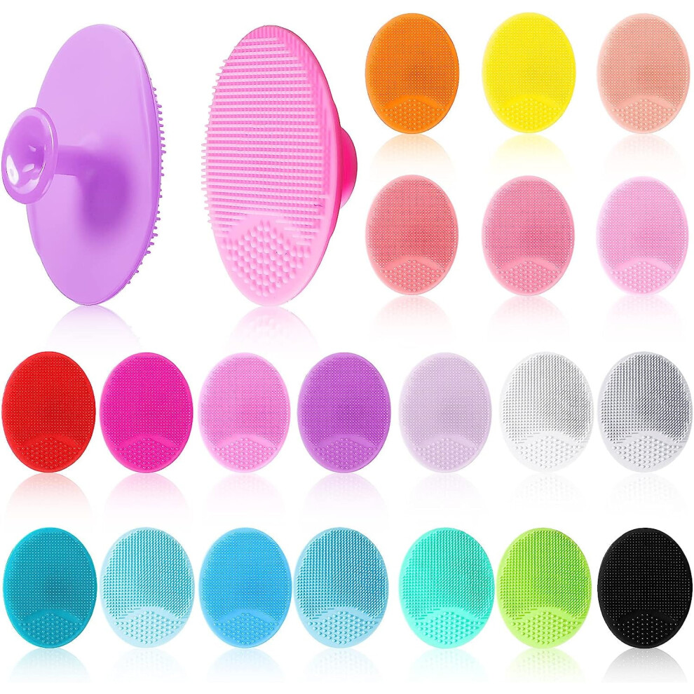 Super Soft Silicone Face Cleanser & Massager Brush, Handheld Scrubber for Sensitive, Delicate, Dry Skin â Pack of 6