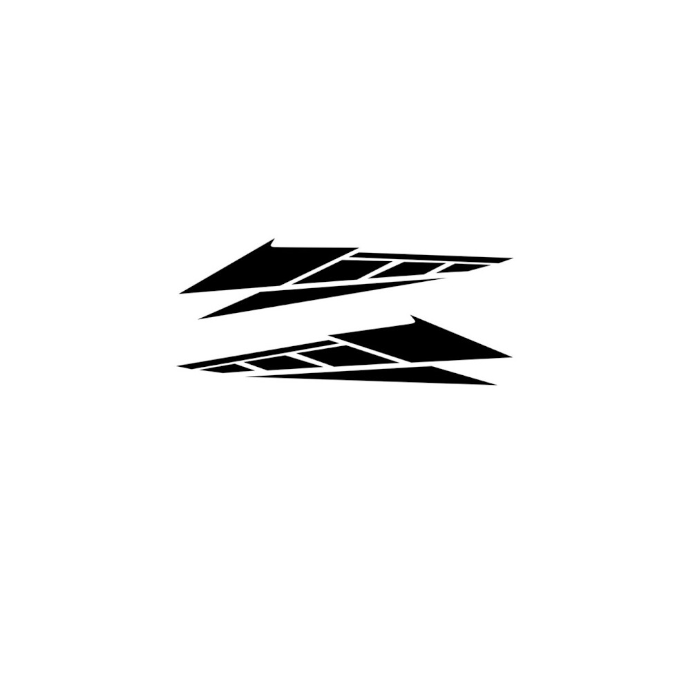 Decorative Motorcycle Stickers Tail Box Decals 20Cm 20Cm 20Cm-20Cm Black 9164030047006