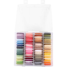 1 Box Embroidery Floss Set, 80 Colors Thread Kit for Cross Stitch, Friendship Bracelets & DIY Sewing, compatible with embroidery crafts