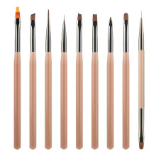 Nail brush set, sweeping pen, double-ended construction pen, phototherapy painted drawstring pen, gradient pen