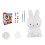 Κιτ φωτιστικού Comefolife Paint Your Own Bunny, Κιτ χειροτεχνίας και ζωγραφικής για παιδιά 6-12 2