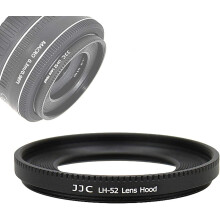 JJC LH-52 metallsolblender for Canon EF 40mm f/2.8STM, EF-S 24mm f/2.8STM og EF-M 18-55mm f/3.5-5.6IS STM objektiv,