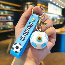 Porte-clés Messi Football, pendentif, figurine, jouet souvenir, cadeau 6