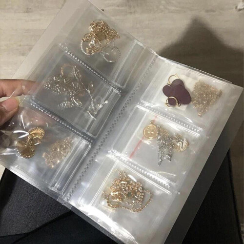 Τσάντα αποθήκευσης κοσμημάτων διαφανής τσάντα αποθήκευσης βιβλίων κοσμημάτων