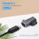BOFEER Typ-C/8-stifts/Micro USB-laddningsadapter med hål för snodd, stöder dataöverföring för kompatibel med Garmin Venu2 4