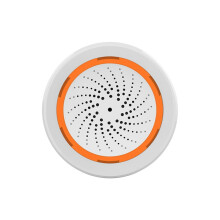 Tuya ZigBee Inteligentní siréna Zvukový a světelný alarm Siréna Teplota Vlhkost Senzor Domácí Bezpečnostní Alarm pro Tuya
