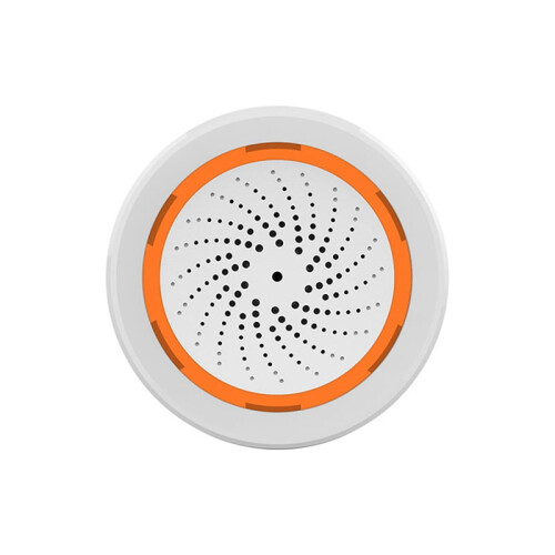 Tuya ZigBee Έξυπνη Σειρήνα Συναγερμού Ήχος & Φως Σειρήνα Θερμοκρασία & Υγρασία