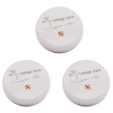 3X Water Overflow Leakage Alarm Sensor Detector 90DB Water Level Alarm Leak Flood Detection Home Security Alarm System