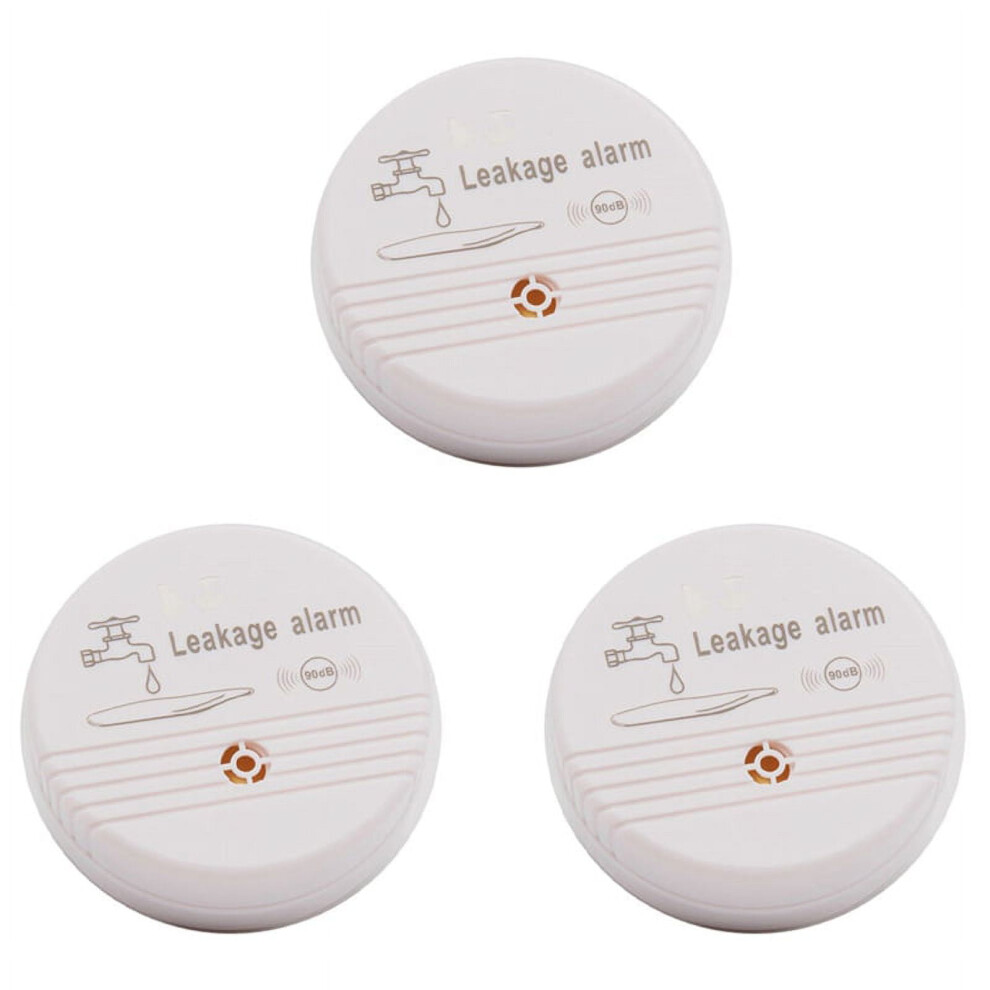 3X Water Overflow Leakage Alarm Sensor Detector 90Db Water Level Alarm Leak Flood Detection Home Security Alarm System 9164030047471