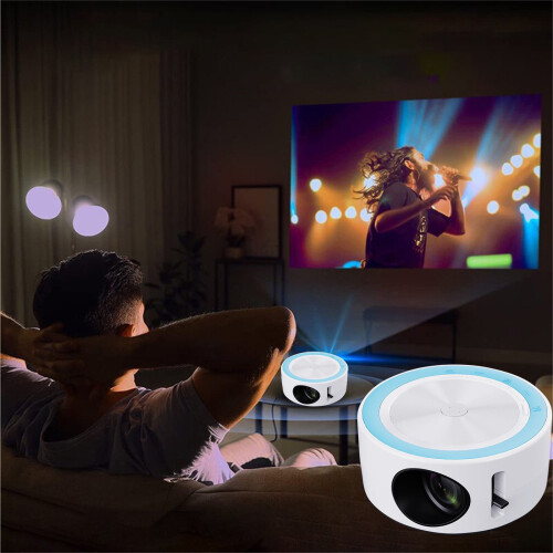 Proyector mini LCD Zeceouar 1080P multicolor 1
