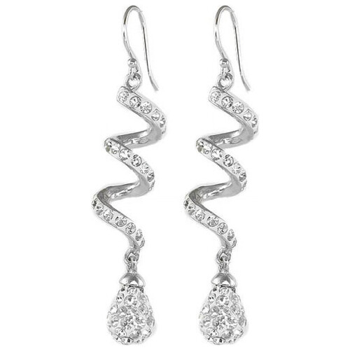 Elements Crystal Leverback Earrings 18k White Gold Plated Multiple Colors 1