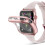 Capa protetora de tela rosa com cobertura total, compatível com Apple Watch 1/2/3, 38 mm. 2