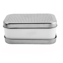 Ensemble de râpes à légumes - Râpe à fromage manuelle double face - Hachoir en acier inoxydable avec brosse de nettoyage - Accessoire de cuisine