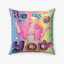 AIVO Jojo Siwa brugerdefineret pudebetræk personlig spundet polyester firkantet pudebetræk dekorativ pude seng sofa kastepude boligindretning tommer