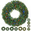 Guirlanda de Natal artificial de 24/48/60 polegadas, pinheiro verde para decoração de casa 2