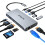 Διανομέας USB C 12in1, Σταθμός σύνδεσης, Σταθμός σύνδεσης φορητού υπολογιστή με 1