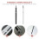 2 τεμάχια Universal Stylus Pens Χωρητική οθόνη αφής Στυλό γραφής με ευαίσθητη άκρη γραφίδας 2