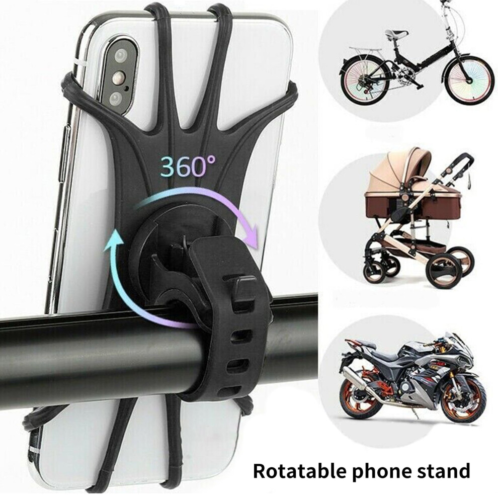 Susuchens Phone Holder Non-Slip 360 Degree Rotation Universal Handlebar Mounted Navigation Phone Bracket For Bicycle 9071309631906