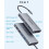 Διανομέας USB C 12in1, Σταθμός σύνδεσης, Σταθμός σύνδεσης φορητού υπολογιστή με 3