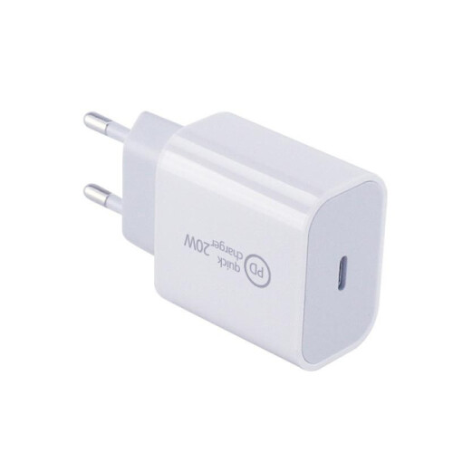 Pack - 20W USB-C PD Fast Charger for compatible with iPhone +2M Cable White 2