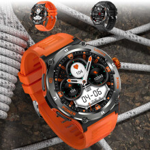 Jacenvly Sonderangebot: Smartwatch mit HD-Armband, Bluetooth-Anruffunktion, langer Akkulaufzeit und individuell gestaltbaren Zifferblättern. Passt