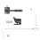 Self-Locking Gate Latch Carbon Steel Post Mounted Fence Gate Latch Heavy Duty Automatic Lever Latch 3