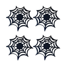 2 ks halloweenských prostírání, webové podtácky, prostírání, dekorativní prostírání na stůl, ubrousky, halloweenské dekorační