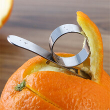 2-teiliges Küchenzubehör-Set aus Stahl: Zitronenschneider, Obst- und Gemüseschneider, Orangenschäler, Backformen-Set