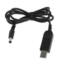 Câble d'alimentation USB vers DC12V 1,5A à tension réglable (5,5 x 2,1 mm) pour routeur WiFi