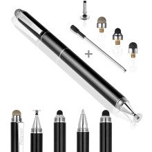 Stylus-Stift, 4-in-1-Disc-Stylus-Stifte für Touchscreens, hohe Präzision und Empfindlichkeit, universell kapazitiv
