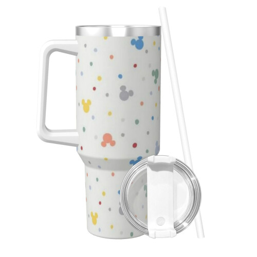 Εξατομικευμένο ποτήρι Mickey Mouse 40oz με λαβή και καλαμάκι - Κύπελλο ταξιδιού από 1