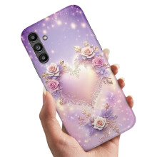 Kompatibel med Samsung Galaxy A34 - Etui/Mobilcover Hjerte