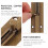 Sliding Barrel Bolt Slide Lock Double Door Plug Security Locks for Doors Chain Latch 2