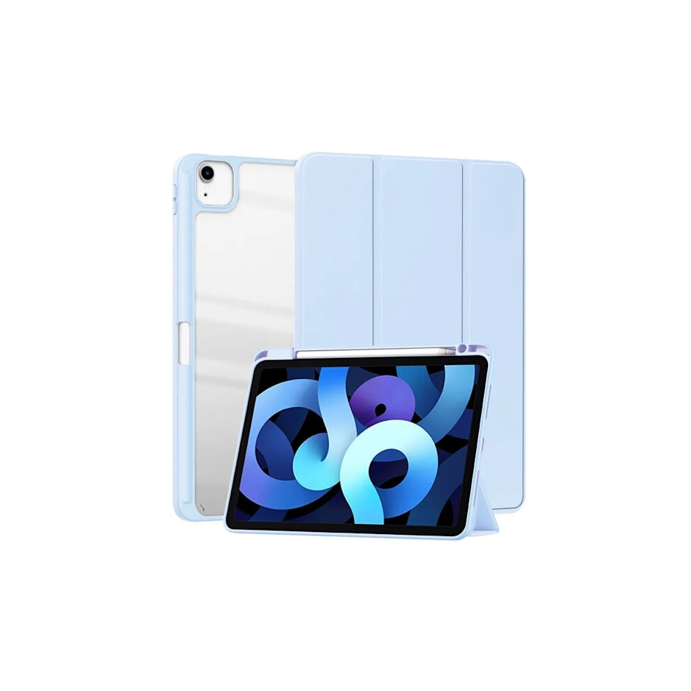 Smart Pu Case Compatible With Ipad Air 4Th/5Th, Ipad 10Th 10.9, Ipad Pro 11 2021, 7Th-9Th 9.7/10.2/10.5 - Transparent Sky Cover Blue 9464372852932
