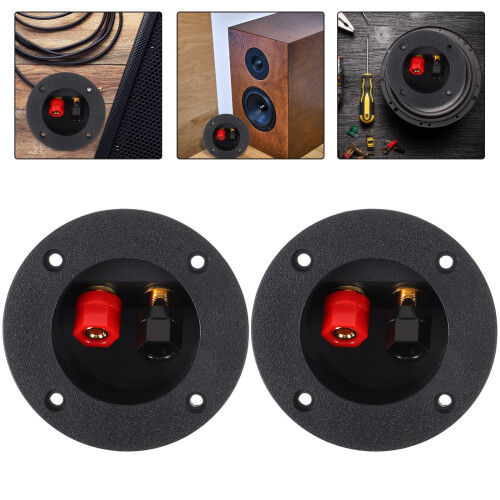 Voiceine2pcs Ακροδέκτης ηχείου Σύνδεση σύνδεσης ηχείου Στύλος ακροδέκτη κουτιού 1