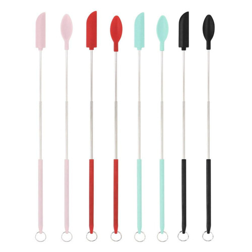 [2er-Pack] Mini-Teleskopspatel aus Silikon 1