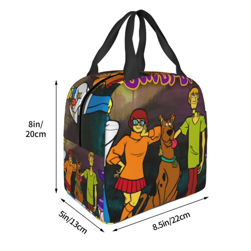Τσάντα μεσημεριανού Scooby Doo Χαριτωμένη μονωμένη τσάντα μεσημεριανού γεύματος 2
