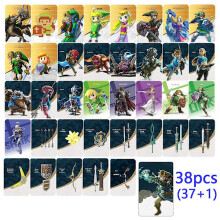 38 de bucăți Zelda Amiibo: Lacrimile Regatului Zelda Ghost God Sword Echipament Crossover Card Switch NFC Game Chip 38 de bucăți mini card