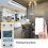 Διακόπτης μέτρησης γκράφιτι 63A Wifi Smartphone Control Circuit Breaker63A Ασύρματος μετρητής 4