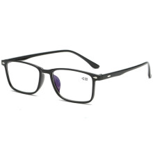 Lesebrille mit Blaulichtfilter im klassischen Design (+1,0 - +4,0) Schwarz +4