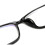 Lesebrille mit Blaulichtfilter im klassischen Design (+1,0 - +4,0) Schwarz +4 6
