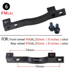 MTB Brake Disc Bracket IS PM A B to PM Brake Adapter For 140 160 180 203mm Rotor