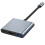 Tech-Protet3in1USB-C Hub USB-A / HDMI / USB-C Grå 2